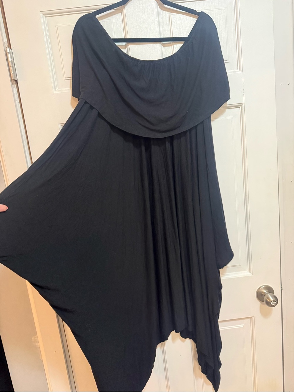SWAK Black Off-Shoulder Maxi Dress SZ 1X